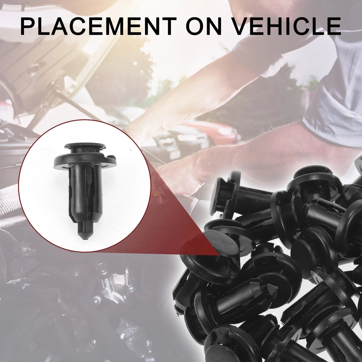 20 x Front Fender Skirt Clips for Honda Pilot, Accord (2003-2015, 1997-2007)
