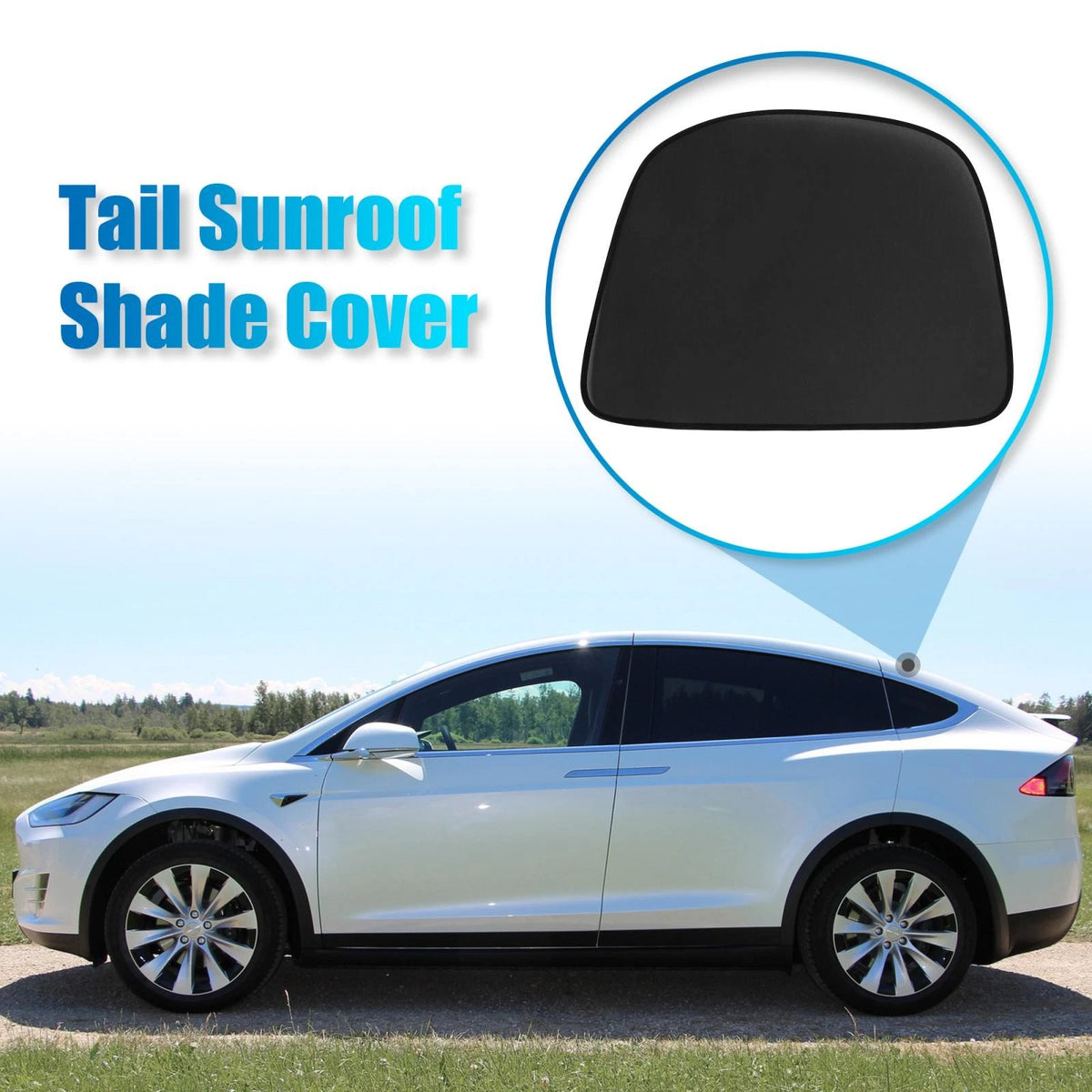 Glass Roof Sunshade Cover for Tesla Model X (2016-2023)
