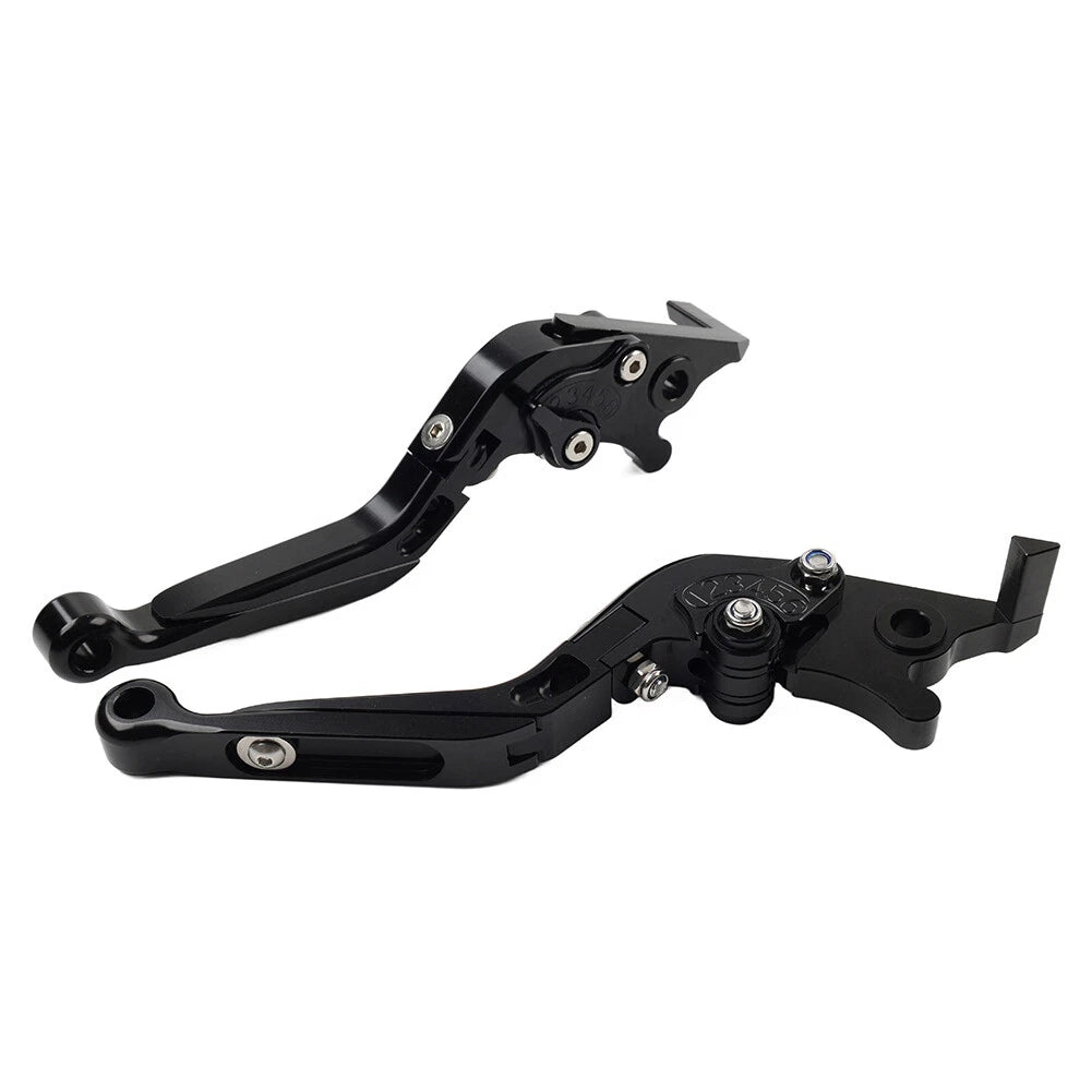 CNC Black Extendable Brake Clutch Levers for Ducati Monster (2001-2015)