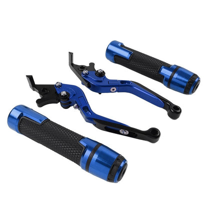 Folding Extendable Brake Clutch Levers & Handlebar Grips for Benelli TRK502/X