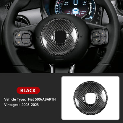 Steering Wheel Center Cover Trim for Fiat 500 (2008-2023)
