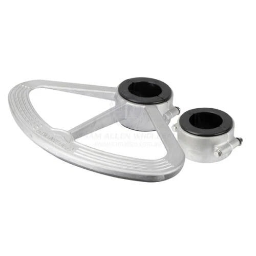 Boat Pedestal Footrest for Tube Post 72.6mm Heavy-Duty Cast Aluminium