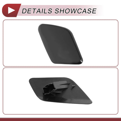 Front Left Bumper Trim Nozzle Cover for Volvo S60 (2011-2013) Black