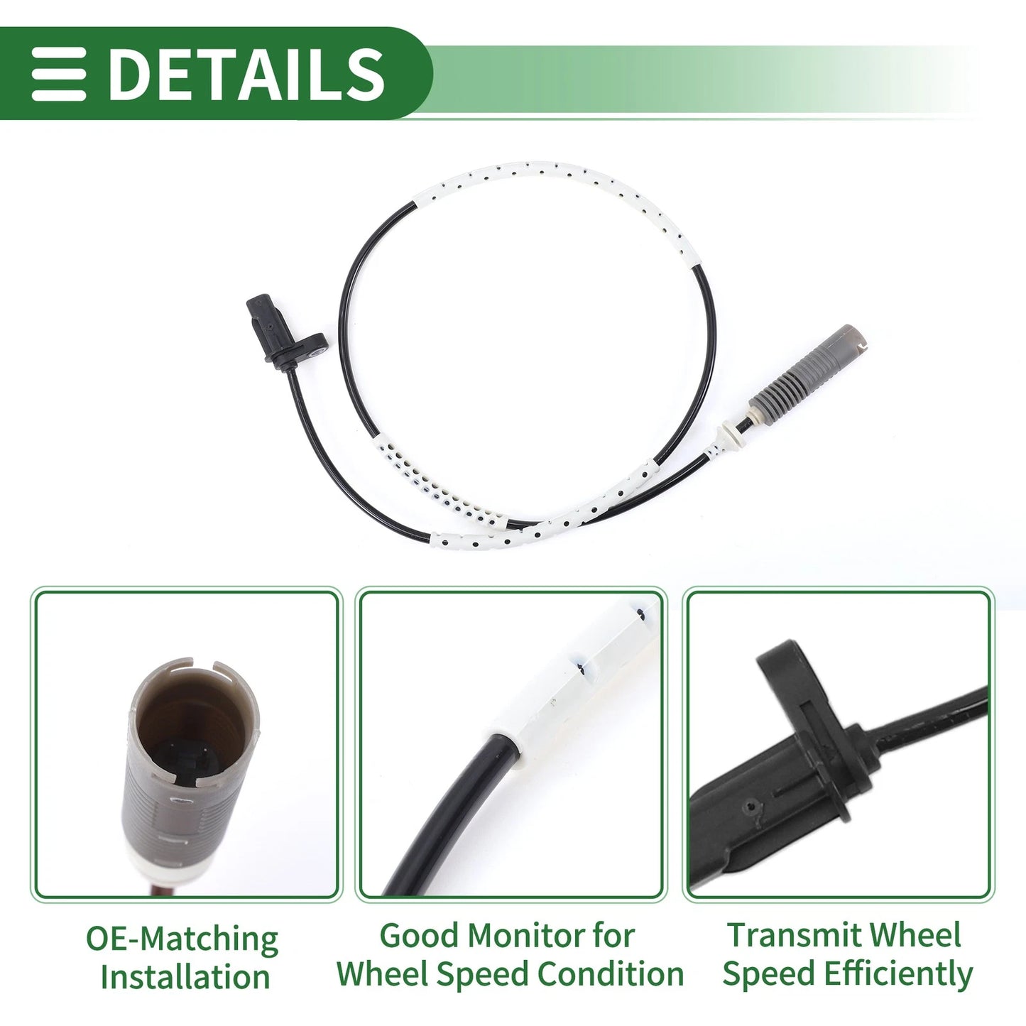 ABS Wheel Speed Sensor for BMW 323i 328i (2007 - 2011)