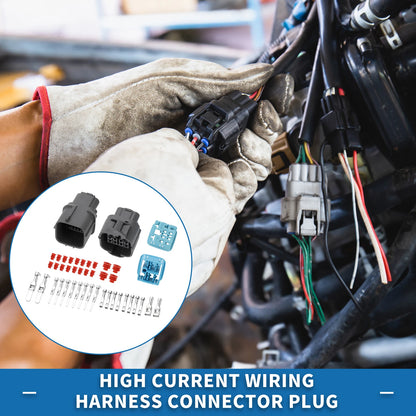 10 Pin High Current Wiring Harness Connector Plug for Honda Acura 1 Set