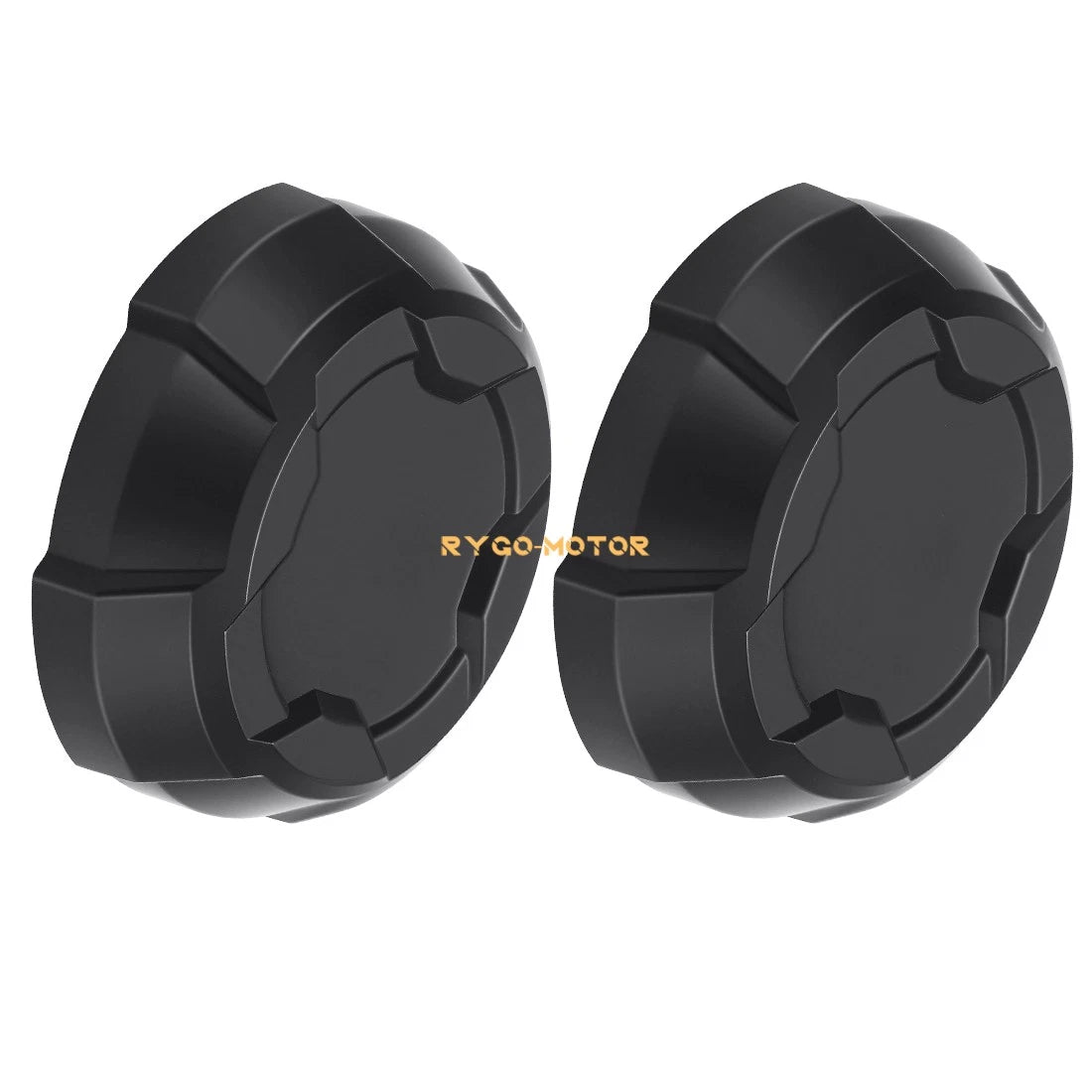 2 x Front Matte Black Rim Caps for Polaris Ranger SP 570 (2022–2024)