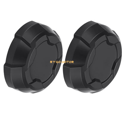 2 x Front Matte Black Rim Caps for Polaris Ranger SP 570 (2022–2024)