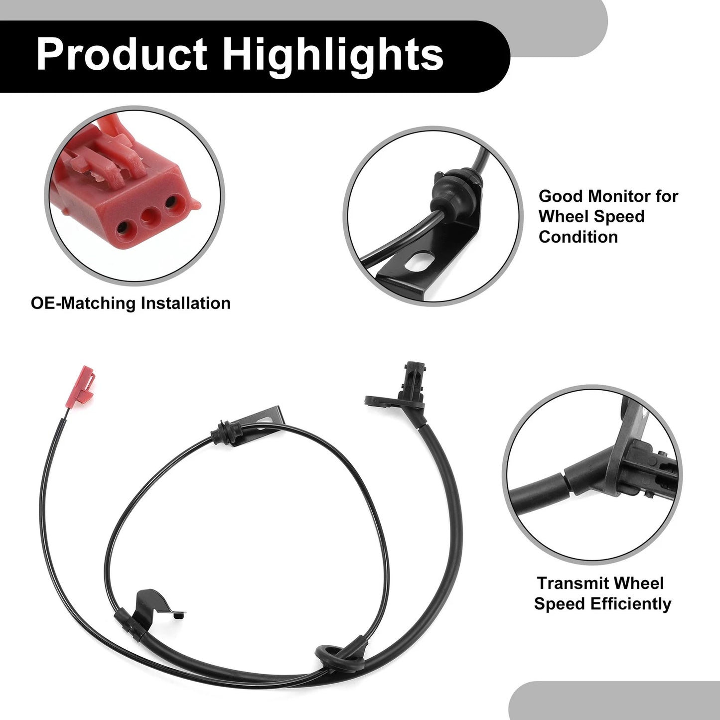 ABS Wheel Speed Sensor for Ford Fusion (2007-2012)