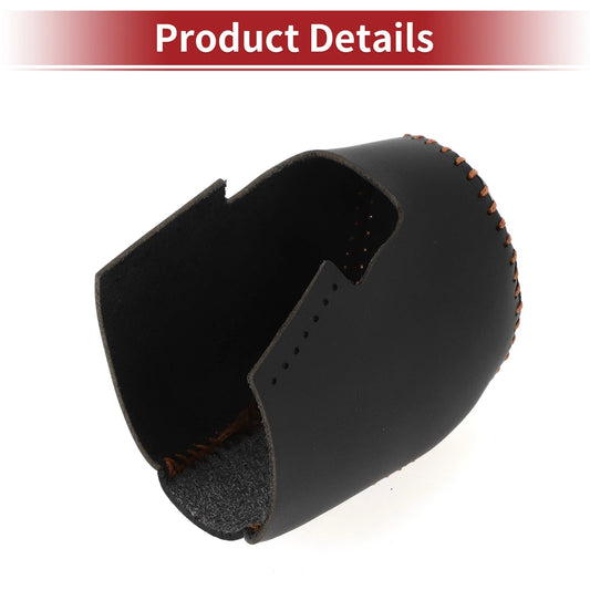 1 Pc Gear Shift Knob Cover for Honda HR-V (2023-2024) Black Carbon Fiber