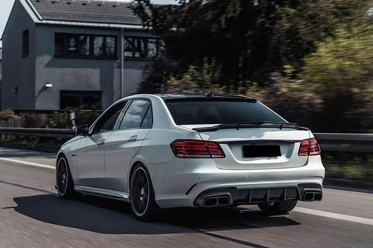 Rear Bumper Diffuser Lip for Benz W212 E63 AMG (2013-2016)