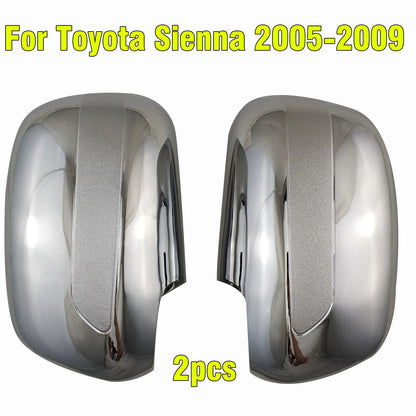 Mirror Cover Rear View Caps Overlays for Toyota Sienna (2005–2009)