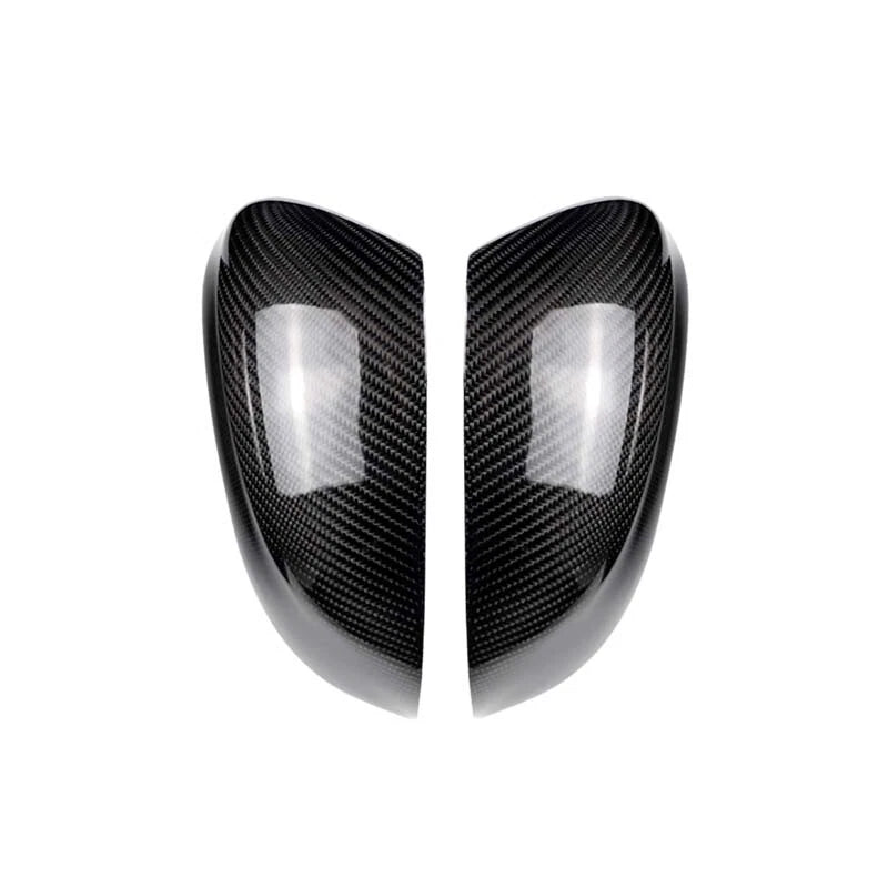 Real Carbon Fiber Replace Side Mirror Caps Cover For BMW X5 X6 2014-2019