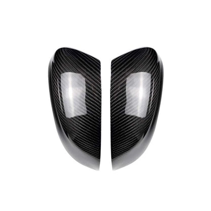 Real Carbon Fiber Replace Side Mirror Caps Cover For BMW X5 X6 2014-2019