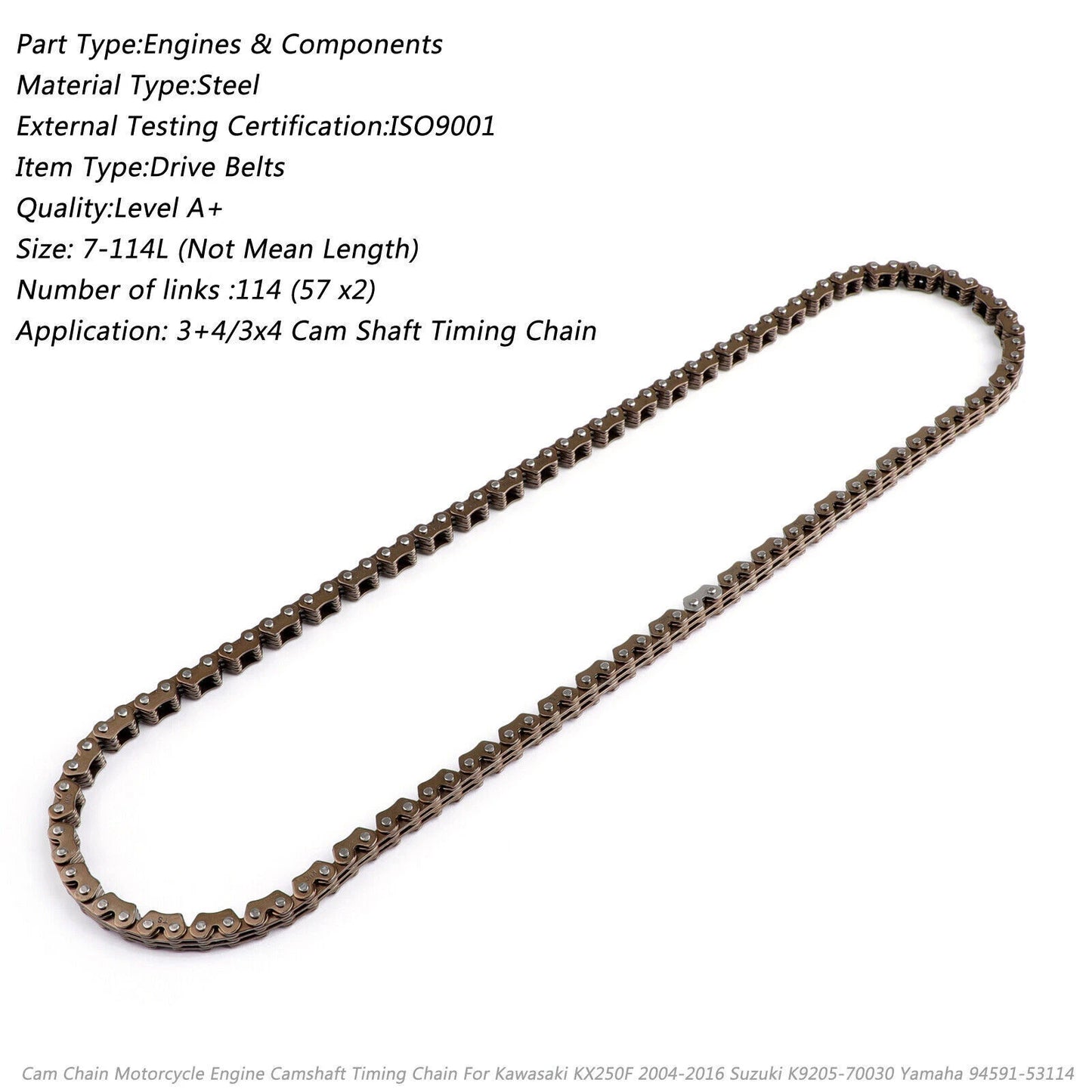 Timing Chain for Kawasaki KX250F (2004-2016)