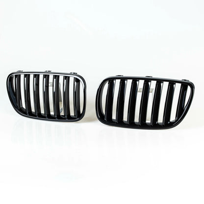 Grille for BMW X3 E83 Glossy Black (2007-2010)