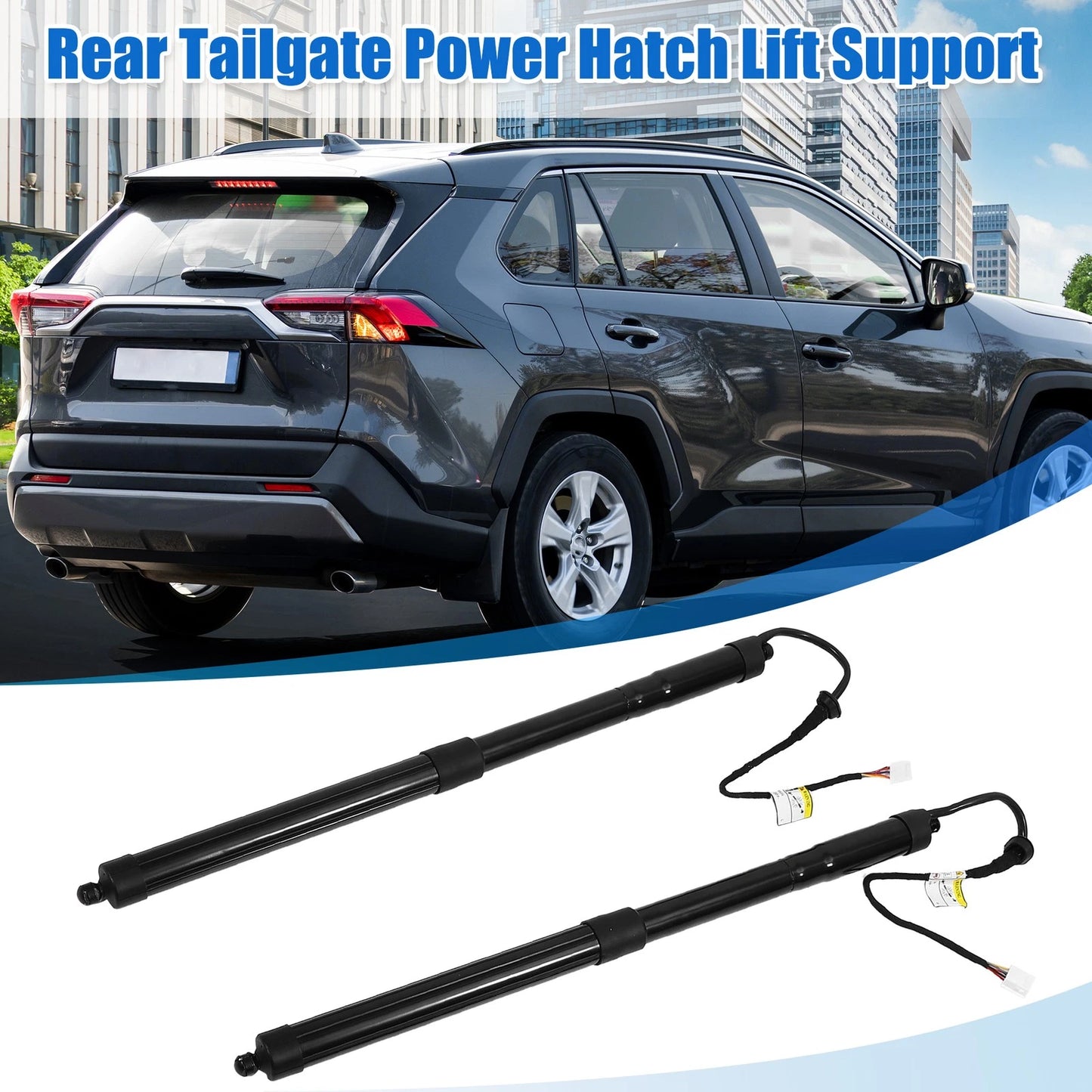 Pair Power Rear Tailgate Lift Supports for Toyota RAV4 (2013-2018)