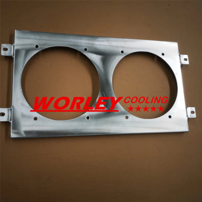 Aluminum Shroud + 2 Fans for VW Golf MK1 MK2 GTI Scirocco 1.6 1.8 (1974-1992)