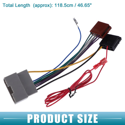 Car Stereo CD Player Wiring Harness for CHRYSLER 2011-2014