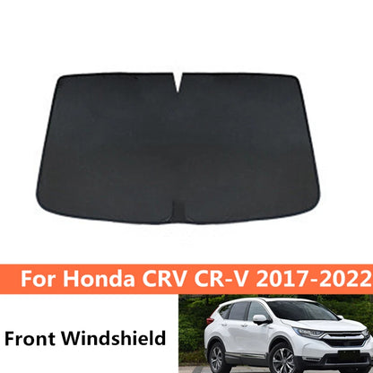 Front Windshield Sunshade Privacy Light Shade Blind For Honda CR-V (2017–2022)