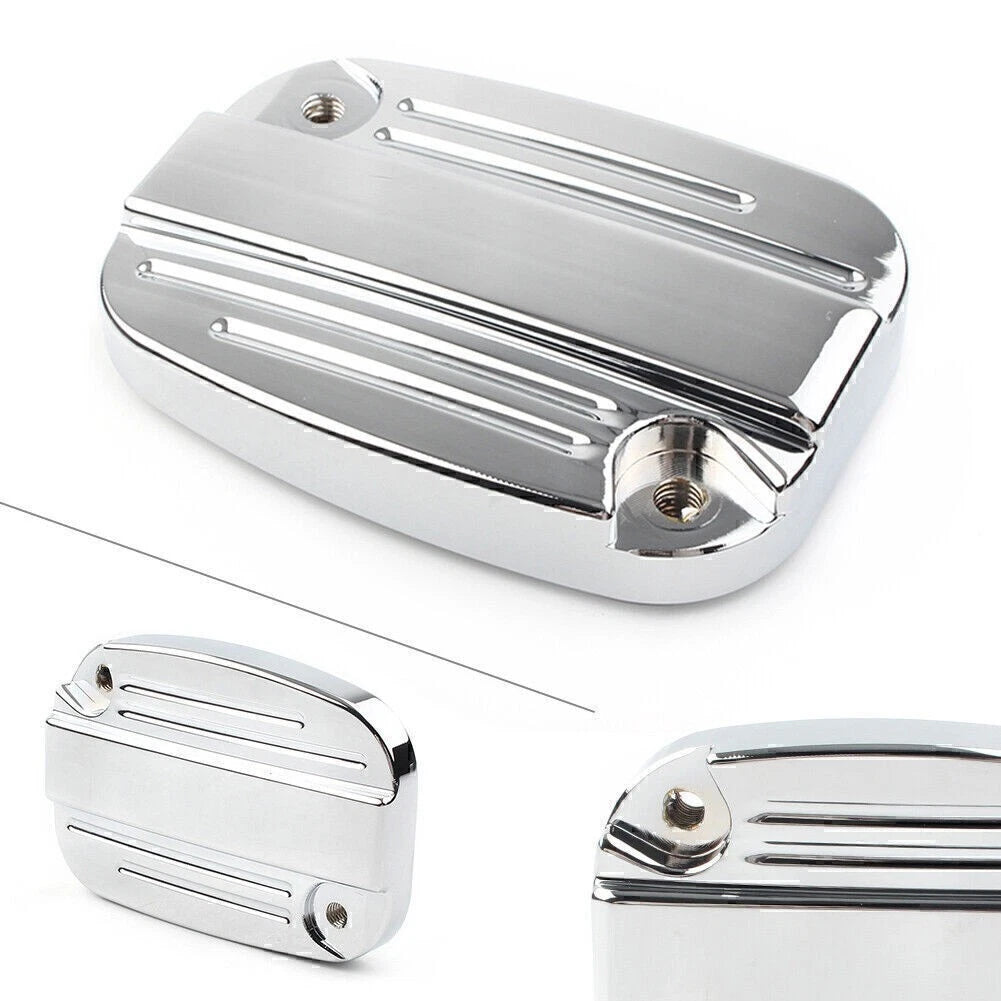 Left Brake Master Cylinder Cover Cap for Harley Touring Street Road Glide V-Rod