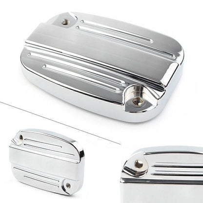 Left Brake Master Cylinder Cover Cap for Harley Touring Street Road Glide V-Rod