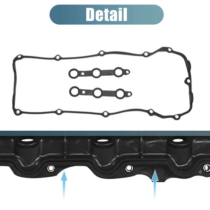 Engine Valve Cover Gasket Seal Set for BMW 330i 3.0L L6 (2003-2005)