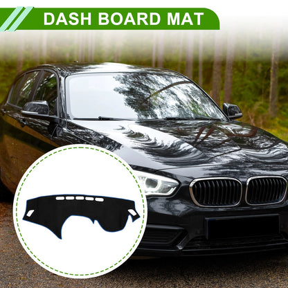 Dashboard Cover Mat for BMW 1 Series F20 2012-2017 Sun Protector Black Blue