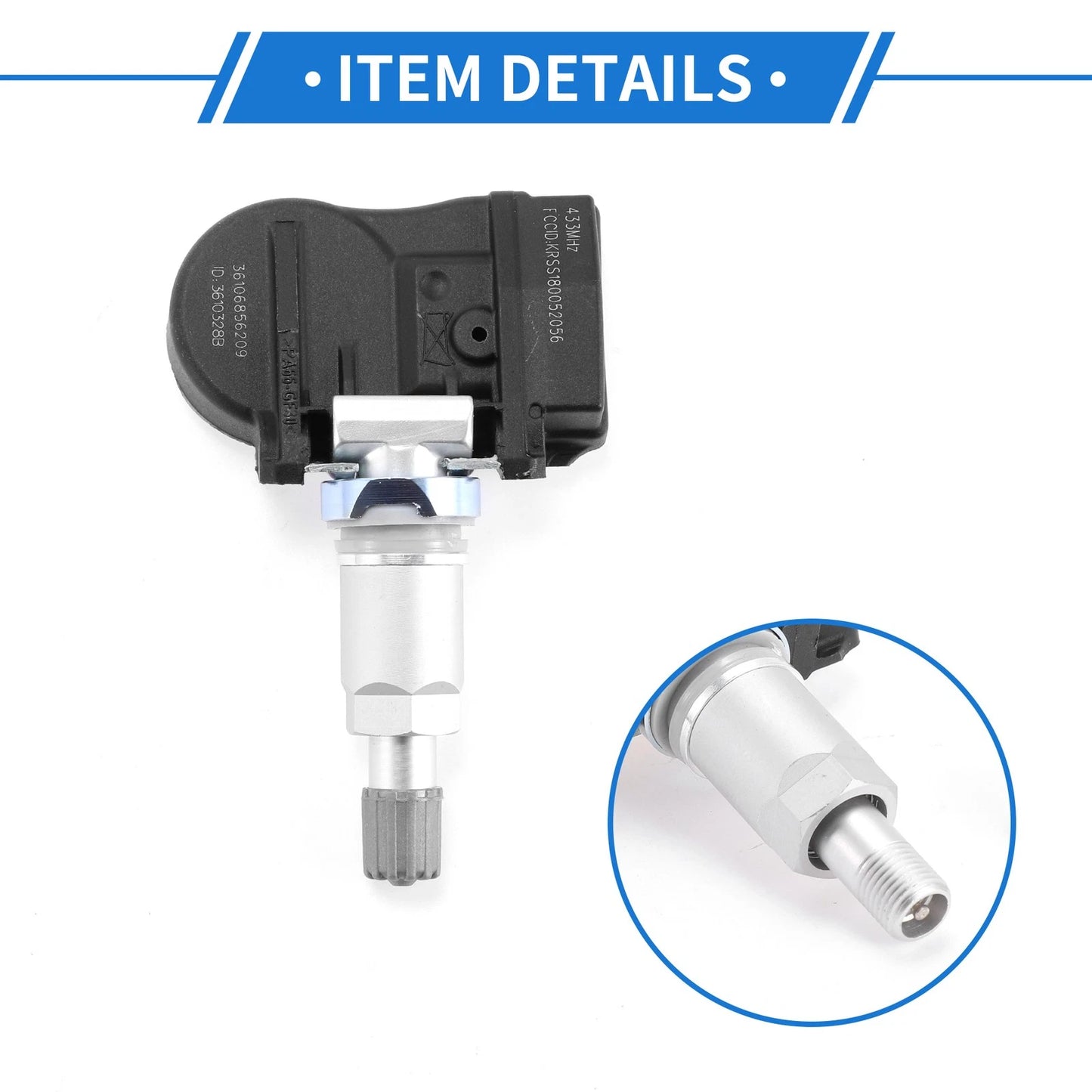 Tire Pressure Sensor 433MHz for BMW 220i (2014-2020) 1 Pc