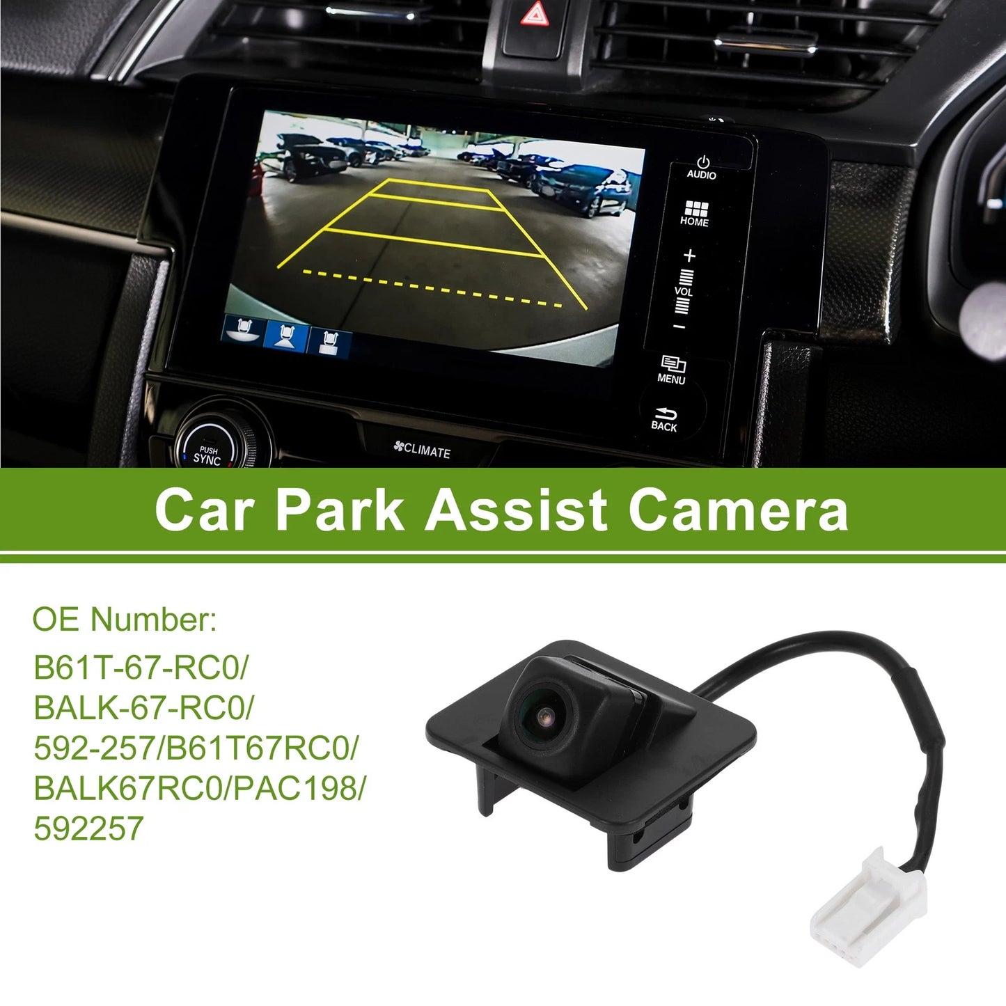 Rear View Backup Camera for Mazda 3 Sedan (2014-2018)