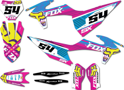 Custom Graphics Kit PEAK Stickers for KTM 250 SX (2019-2022)