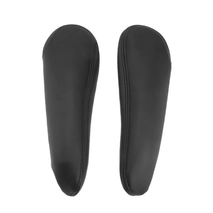 Black Microfiber Leather Front Seat Armrest Cover for Toyota Sienna (2011-2023)