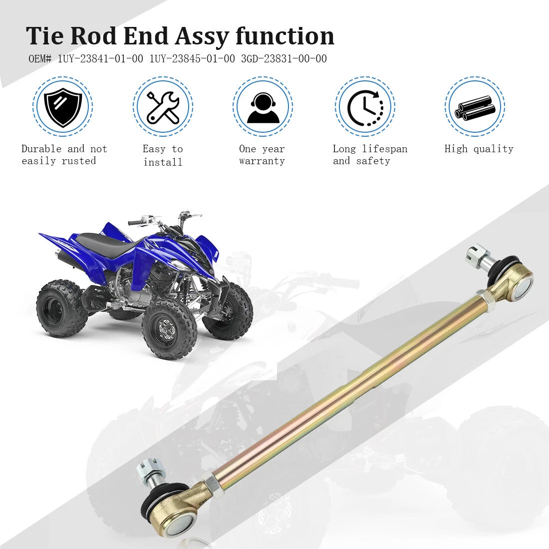 Tie Rods Ends Assy for Yamaha Warrior 350 (1987–2004)