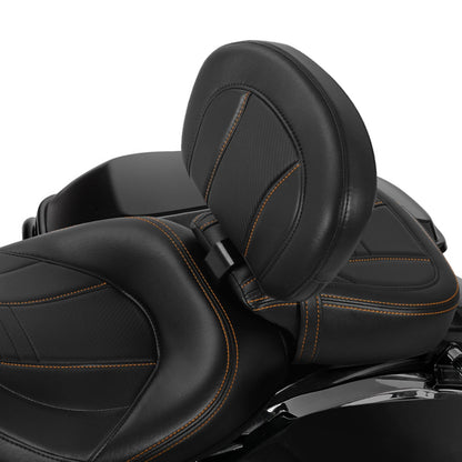 Driver Backrest Pad for Harley Touring CVO Street Road Glide (2009-2023)