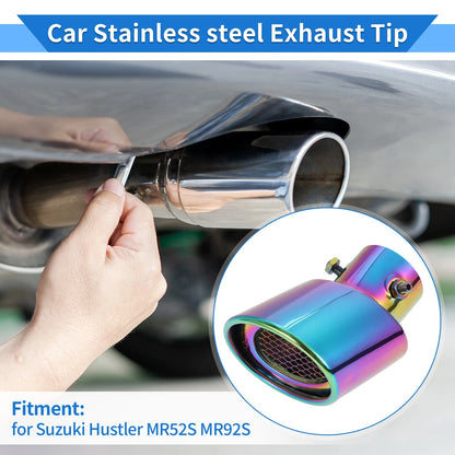 2.36" Exhaust Muffler Tip Pipe for Suzuki Hustler MR52S MR92S (2014-2023)