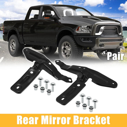 Trailer Tow Mirror Bracket & Hardware Set for Dodge Ram 1500-5500 (2010-2019)