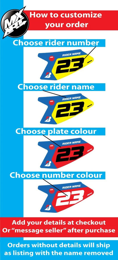 Custom Graphic Kit for Yamaha WRF 250 426 (1998-2002) - Aussie Pride Stickers