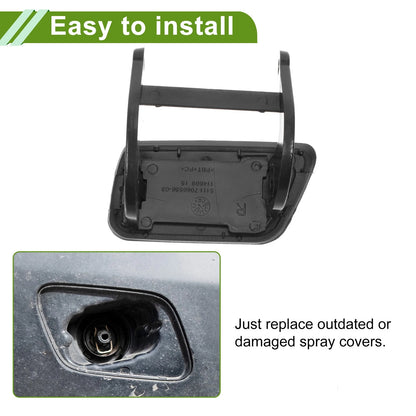 Front Right Washer Nozzle Cover for BMW 525i (2004-2007) Unpainted