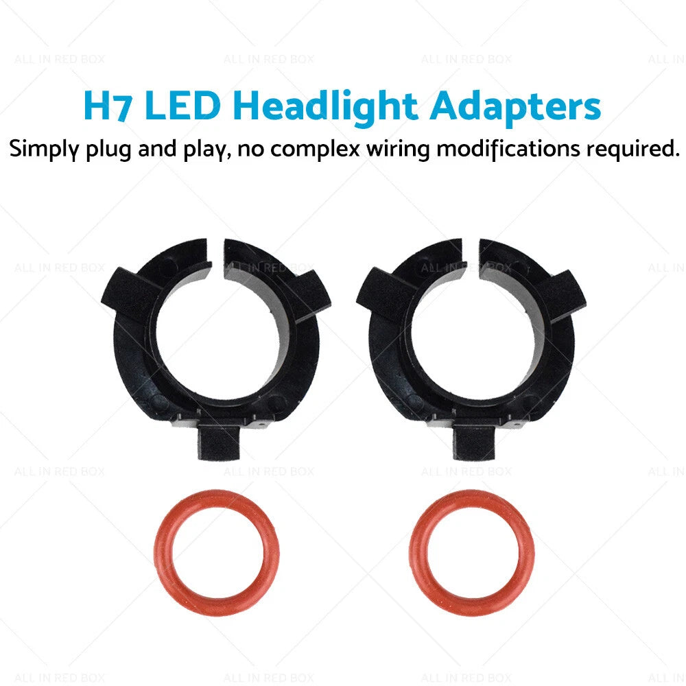 H7 LED Headlight Holder Adapter Clip for Hyundai, Nissan, KIA, Mitsubishi