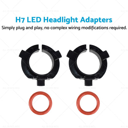 H7 LED Headlight Holder Adapter Clip for Hyundai, Nissan, KIA, Mitsubishi