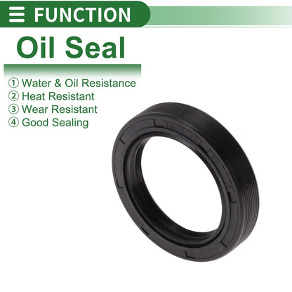 Oil Seal / 44x62x12mm / NBR Rubber High Pressure Black, 5 Pcs