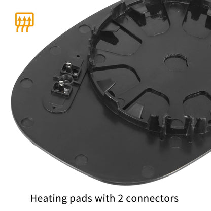 Heated Mirror Glass Left Side Replacement for BMW 335i 135i 128i (2007-2013)