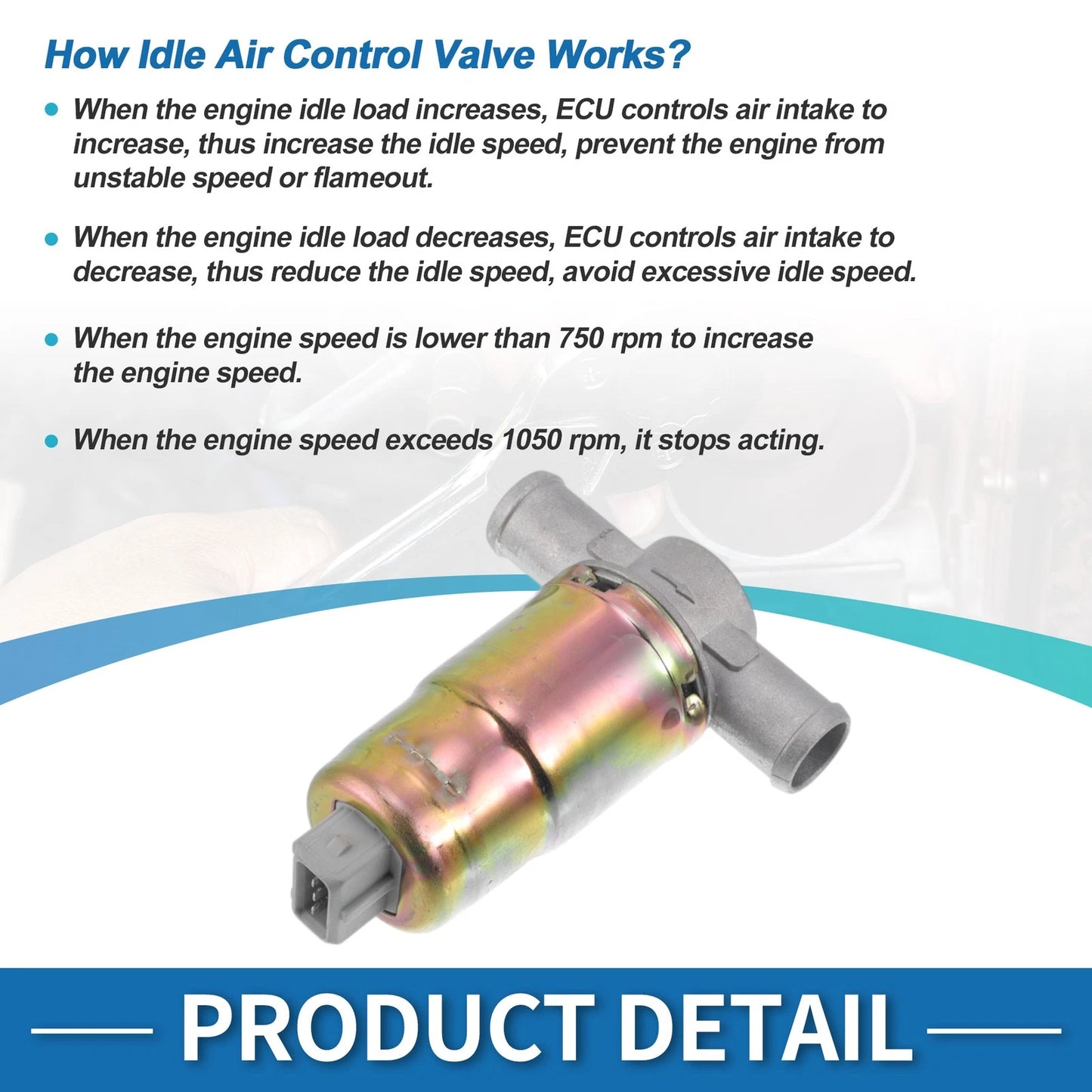 Idle Air Control Valve for Dodge Monaco (1990)