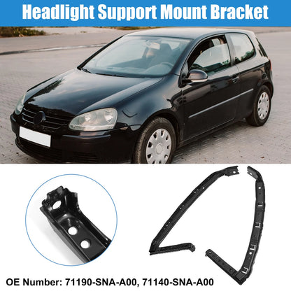 Headlight Support Mount Bracket for Honda Civic (2006-2011) - 2 x Parts