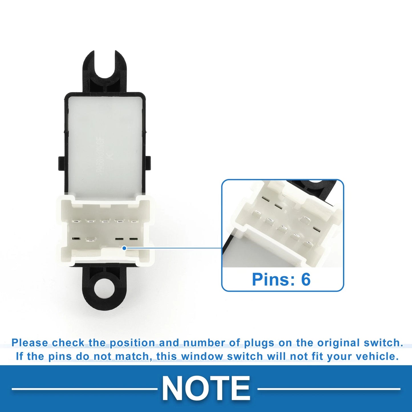 Passenger Side Power Window Switch for Nissan Murano (2011-2014)