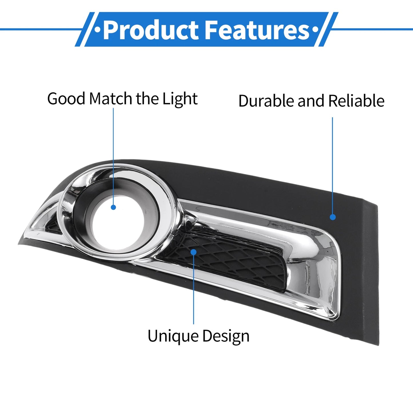 1 Pc Front Left Fog Light Grill for Chevrolet Epica (2010 - 2012)