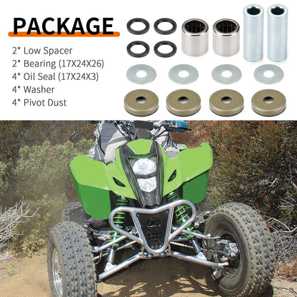A-Arm Lower Bearing Bushing Seal Kit for Suzuki Quadsport Z400 LTZ400 2003-14