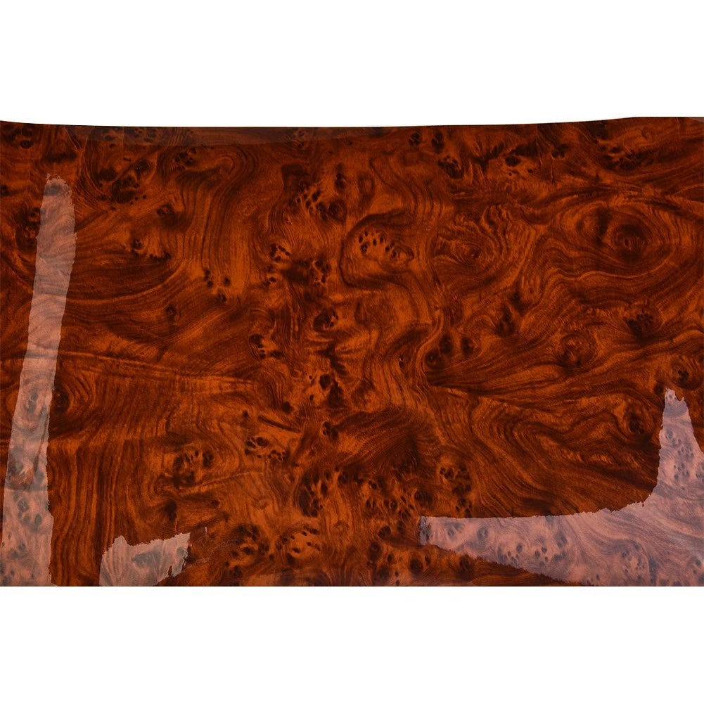 Glossy Simulation Wood Grain Vinyl Sticker Decal Roll Car Interior Film Wrap