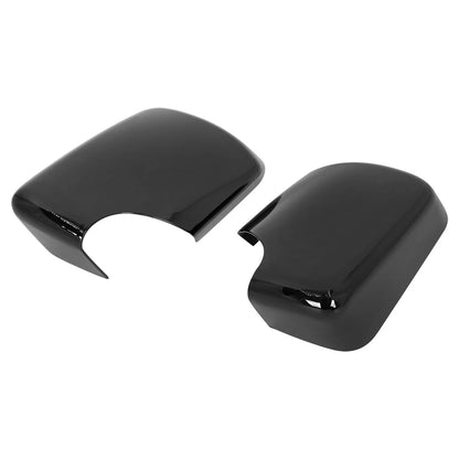 Gloss Black Rear View Mirror Covers for BMW E46 318i 320i (1998-2005)