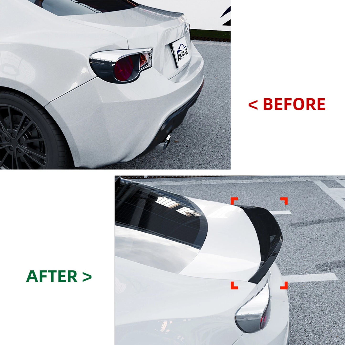 Rear Boot Spoiler Lip for Subaru BRZ (2013-2020)
