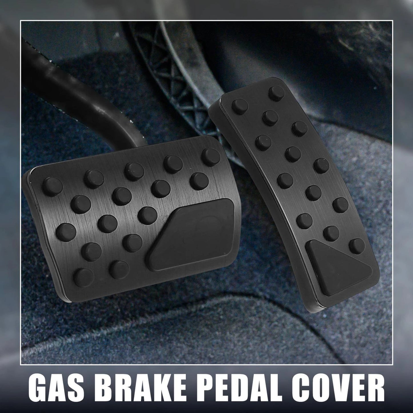 Car Brake Pedal Pad & Gas Accelerator Pedal Cover for Jeep (2011-2021)